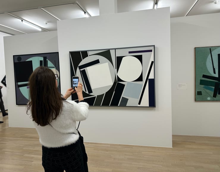 Inaugurazione della mostra.