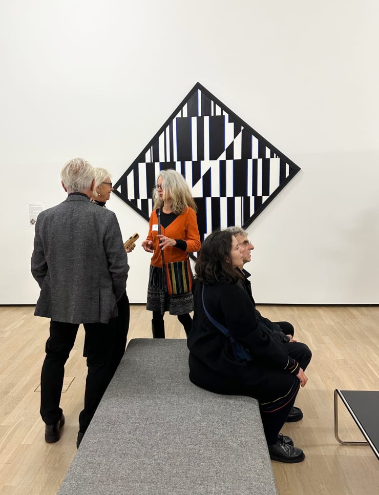 Fotografia dell'inaugurazione della mostra presso Lenbachhaus, Monaco.