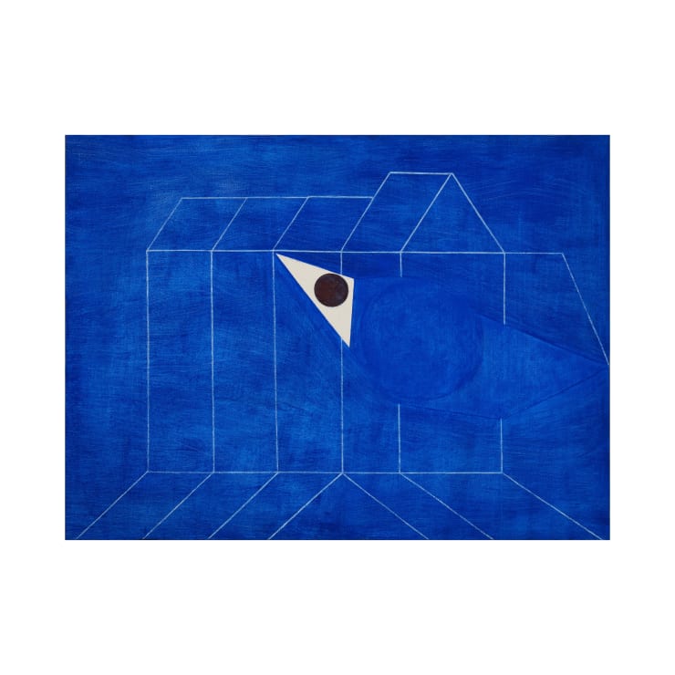 Enrico Della Torre, Ritorno, 1998, olio su tela, cm 48x64.5.
