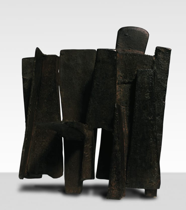 Opus 21 Roma, 1958, ferro forgiato e saldato, cm 32x29x30.