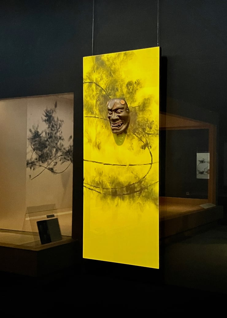 Veduta della mostra presso Kanazawa Noh Museum.