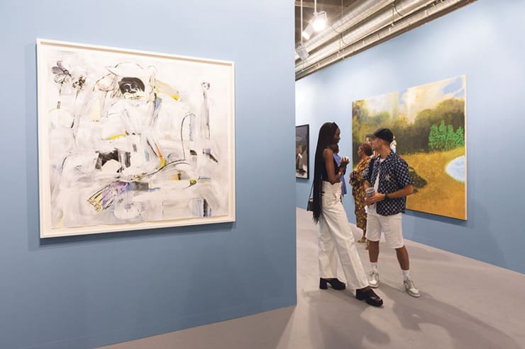 Mariane Ibrahim booth at Art Basel. Photo: David Owens.