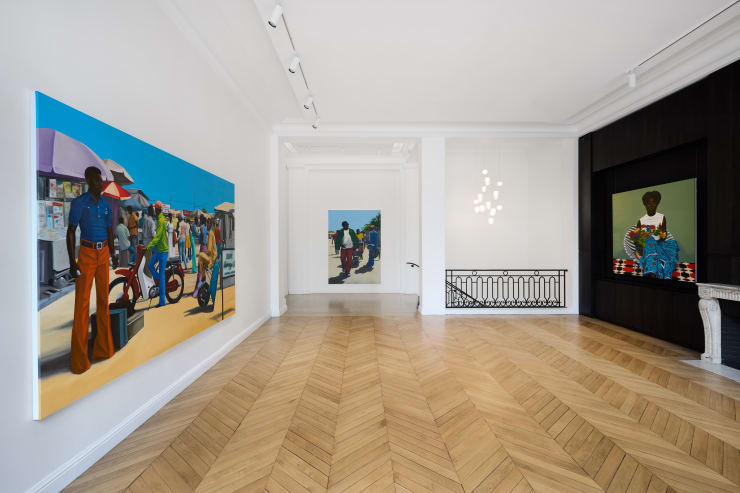 Peter Uka, The Triumph of Being, 2023. Photography by Fabrice Gousset. Courtesy of the artist and Mariane Ibrahim.