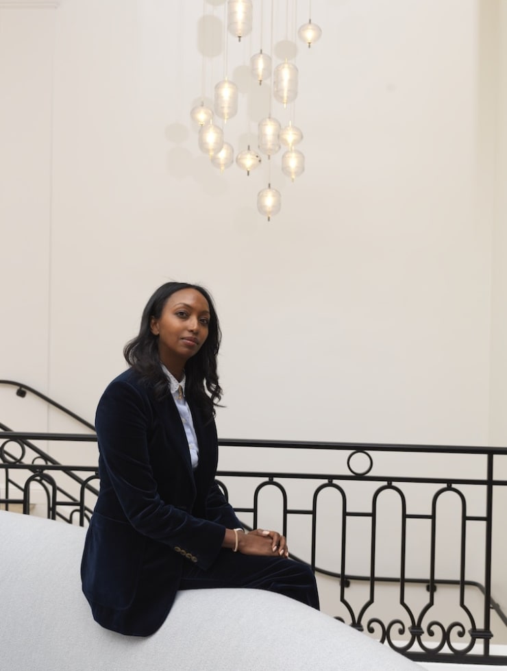 Portrait of Mariane Ibrahim, 2022, photo by Fabrice Gousset, courtesy of Mariane Ibrahim.