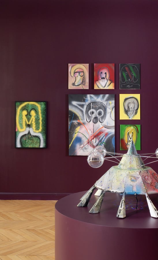 Installation View of Door to the Cosmos, 2025. Photo by Pauline Assathiany. Courtesy of the artists and Mariane Ibrahim.