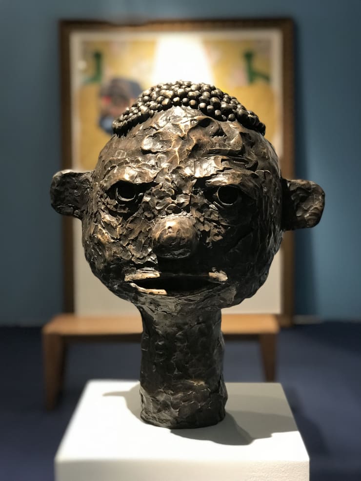 Clotilde Jiménez, Black Boy Head, 2018 Installation view