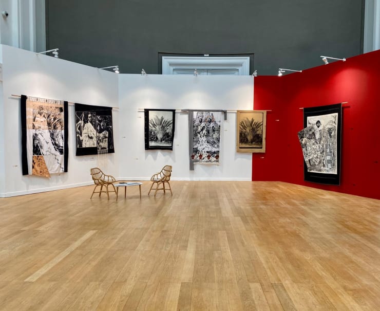 Zohra Opoku in the Prismes section, Booth SP4