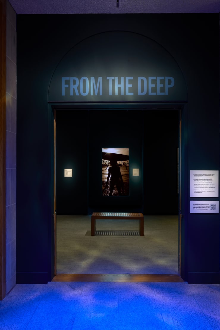 From the Deep: In the Wake of Drexciya. Photograph taken by Brad Simps. Courtesy of Smithsonian National Museum of African Art.