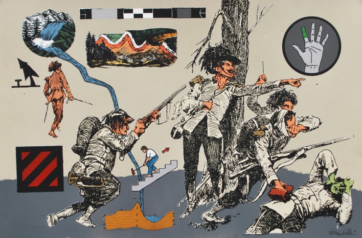 Ryan Metke Hold the Line - Grey, 2014