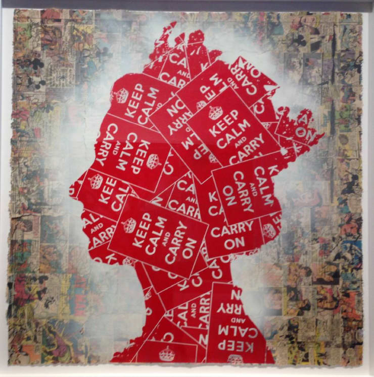 Mr Brainwash (Thierry Guetta) Elizabeth (Keep Calm Comic Strip), 2013
