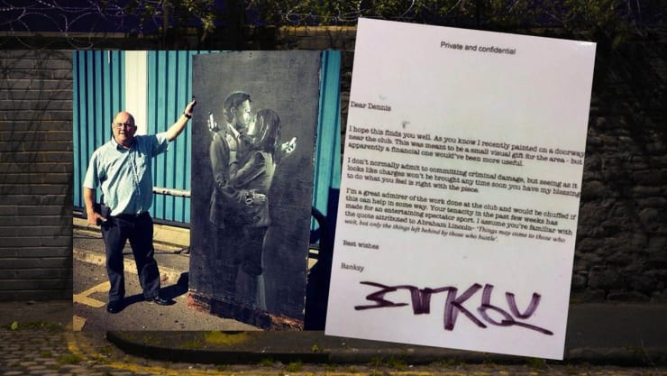 The story of the only illegal street work that Banksy has ever officially authenticated....