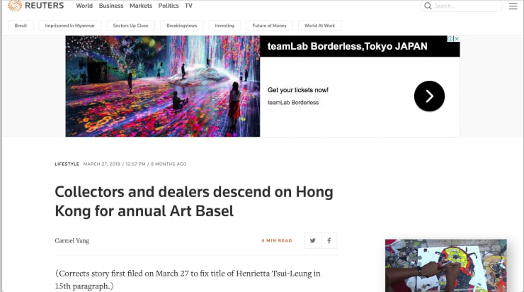 Collectors and dealers descend on Hong Kong for annual Art Basel