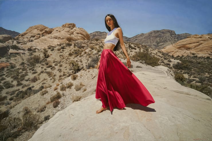 Yigal Ozeri Flowers in the Desert
