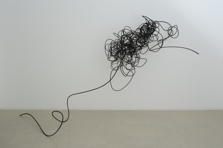 col guinzaglio tra le dita I, 2015, wood, 340x200x130cm