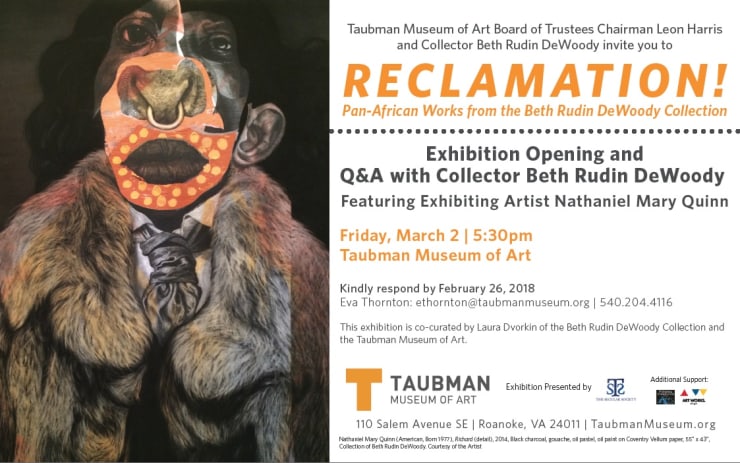 Ndidi Emefiele at Taubman Museum of Art, Roanoke, Virginia