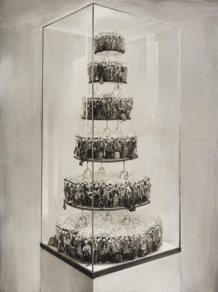Lu Chao, 2015 monument oil on canvas 160x120cm