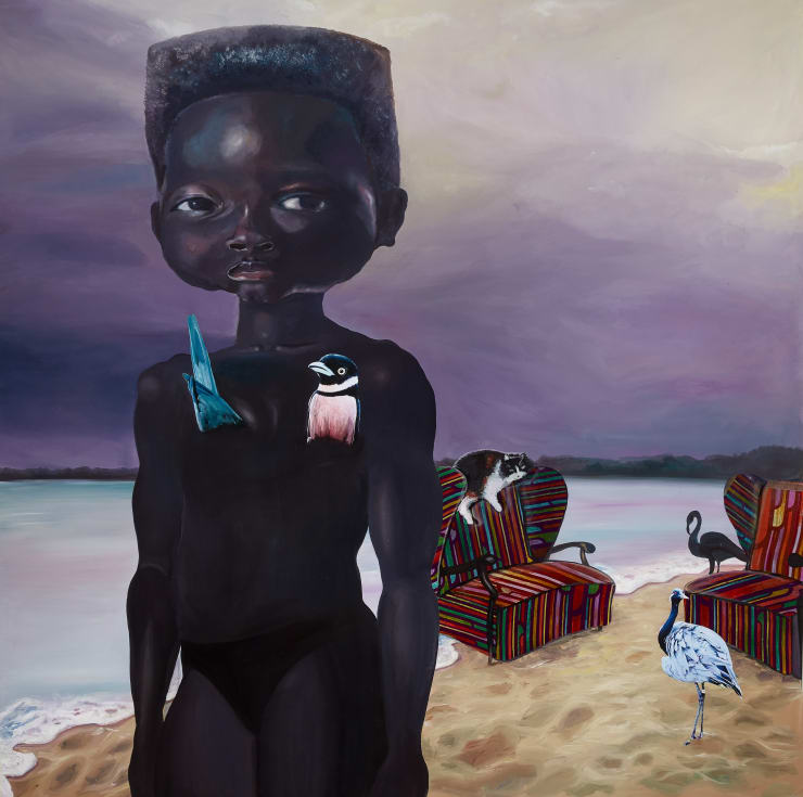 Ndidi Emefiele Untiled (beach girl), 2020