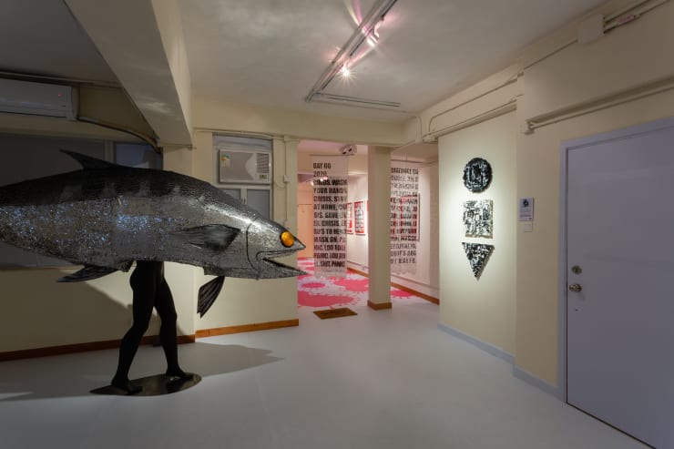Disconnect Hk Kacey Wong Aida Wilde And Wong Ting Fung Installation View Credit Schoeni Projects And Daniel Murray Studio