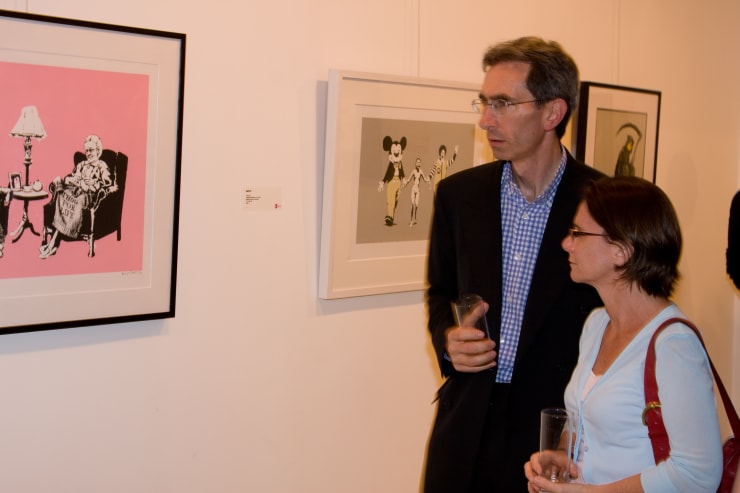 Banksy - The World's Most Controversial Street and Stencil Artist, Hong Kong Arts Centre and Schoeni Art Gallery, 2008