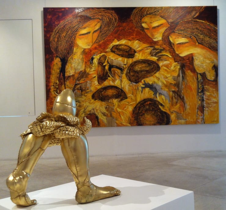 Earthbound, Munkhtsetseg Jalkhaajav, Schoeni Art Gallery, 2012