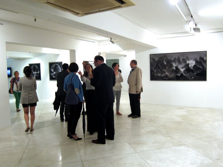 Moonlit Metropolis, Yang Yongliang, Schoeni Art Gallery (2013)