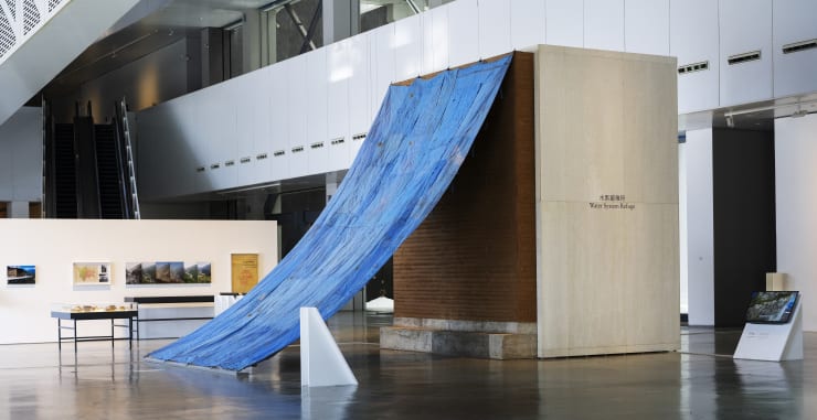 Cao Minghao and Chen Jianjun, Water Sysytem Refuge #2, 2021. Installation View 13th Shanghai Biennale. Image courtesy of the artists.