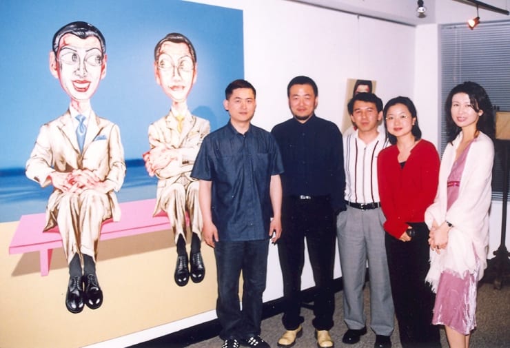 1+1 Guo Jin and Zeng Fanzhi, Schoeni Art Gallery, 2000