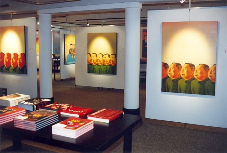 One Eye Opened and One Eye Closed, Chen Yu, Schoeni Art Gallery, 2001