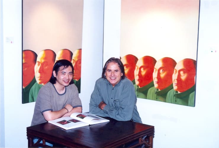 One Eye Opened and One Eye Closed, Chen Yu, Schoeni Art Gallery, 2001
