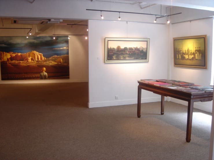 Through the Artist’s Eyes – A Tribute to Manfred Schoeni, Ai Xuan , Cao Jingping, Chen Li, Chen Wen Bo, Chen Yu, Dai Dai, Feng Zhengjie, Guo Jin, Guo Wei, Jiang Guofang, Li Guijun, Li Lu Wei, Li Yousong, Liu Dahong, Liu Fei, Liu Wei, Liu Ye, Mai Jinyao, Mao Yigang, Pan Dehai, Qi Zhilong, Shuai Mei, Tang Zhi Gang, Wang Yidong, Weng Danxian, Weng Wei, Xia Xiaowan, Xia Xing, Xu Wentao, Yang Jinsong, Yu Chen, Yue Minjun, Zeng Fanzhi, Zeng Hao, Zhang Li, Zhang Lin Hai, Zhang Xiaogang, Zhang Yibo, Zhao Ying, Zhang Baio, Zhou Jinhua and Zhu Yiyong, Schoeni Art Gallery, 2004