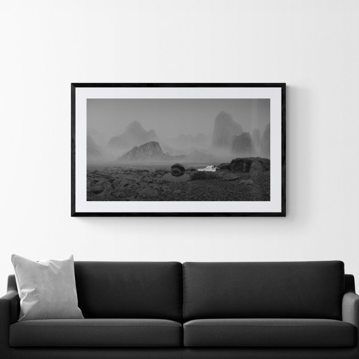 Yang Yongliang, Silent Valley - A Scorpion and Missile, Giclee print on Paper 66 x 118 cm, Edition of 8 + 2 APs (2002). ↘︎ Available