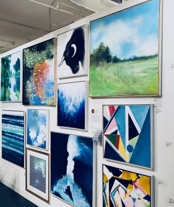 paintings, gallery and abstract art