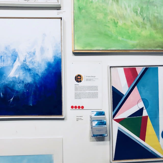 paintings, gallery and abstract art