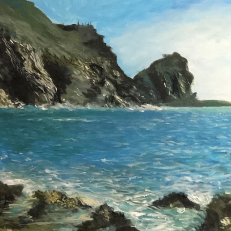 Shabs Beigh, Cornwall Seascape, 2020
