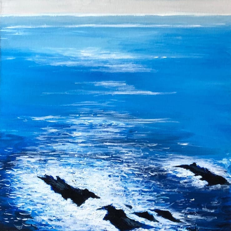Shabs Beigh, Evening Sea, 2021