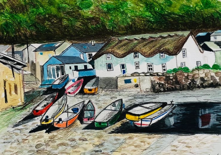 Shabs Beigh, Sennen Cove - Limited Edition Print, 2021