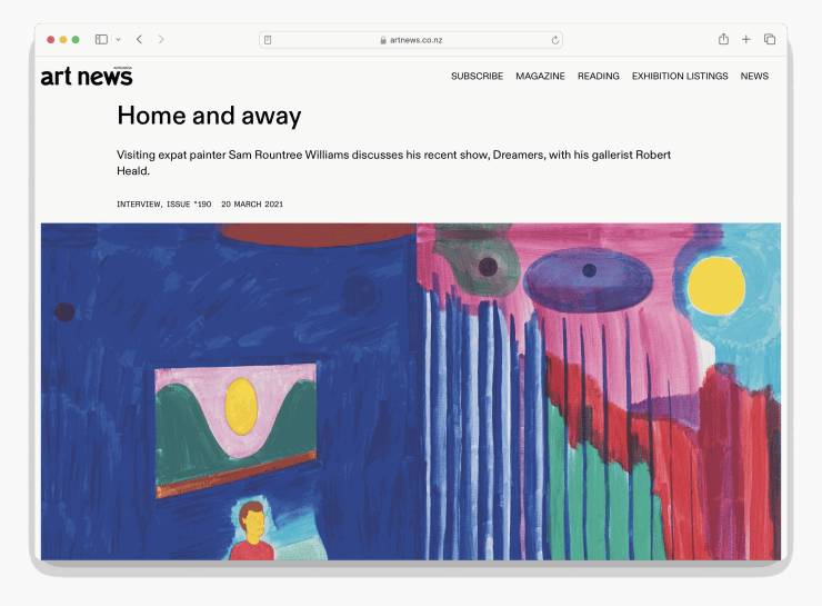 Home and away, Sam Rountree Williams