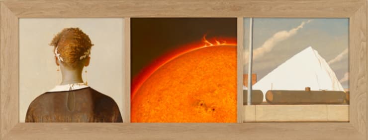 Gomorrah, 2023 Oil on panel 31 x 80 x 1 1/2 inches