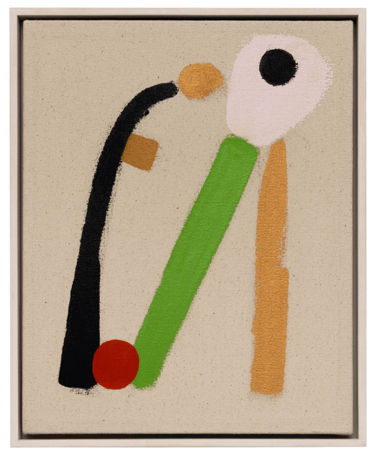 Mason Saltarrelli Song a Tulip Might Sing, 2024 Oil on canvas 15 x 12 inches