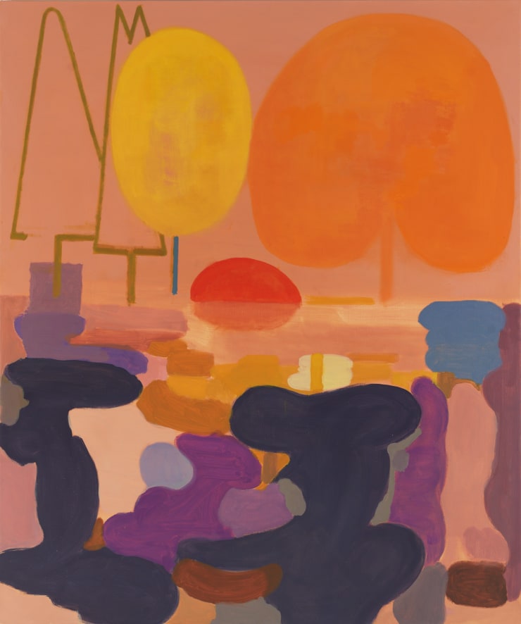 Elizabeth Hazan Some Trees, 2025 Oil on linen 66 x 55 inches