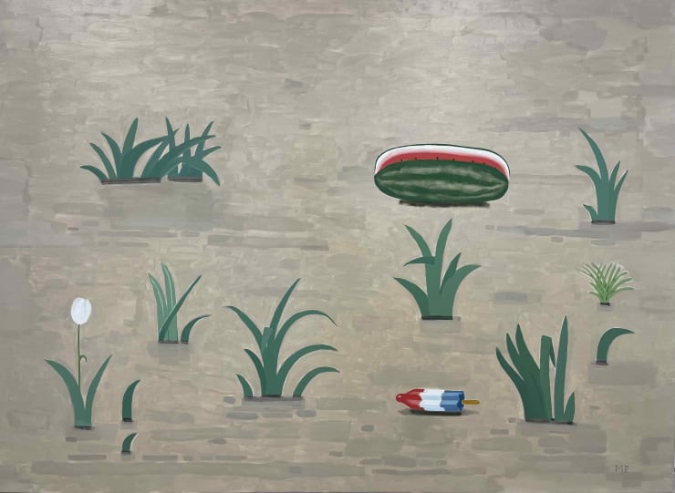 The Tulip Garden No. 1, 2025 Oil on linen 48 x 66 inches