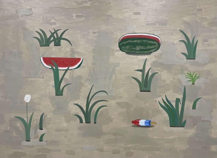 The Tulip Garden No. 2, 2025 Oil on linen 48 x 66 inches