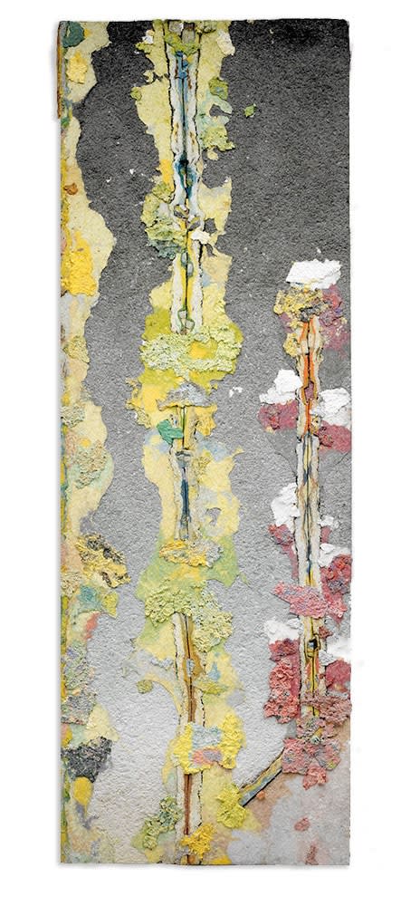 Untitled, c. 1970s Cotton fiber and pigment 108 x 37 1/2 inches
