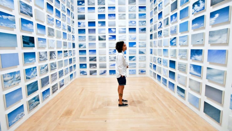 Cynthia Daignault I LOVE YOU MORE THAN ONE MORE DAY, 2013 Oil on linen 365 canvases (10" x 15" each)