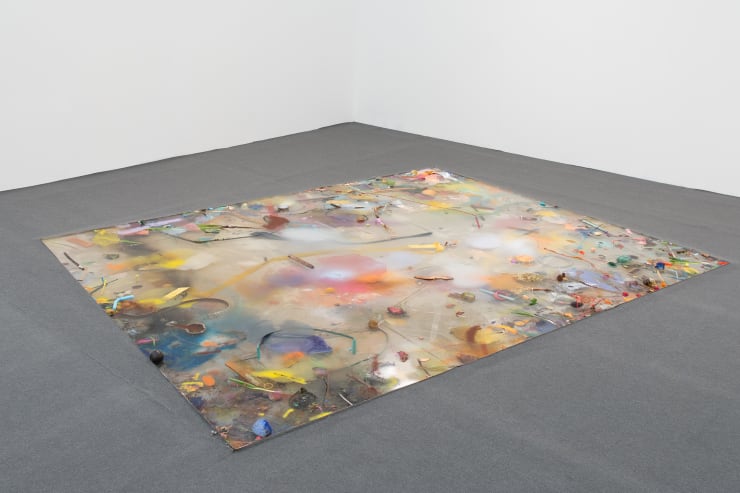 Lonely Planet II, 2015 Stainless steel, water, mixed media6 x 285 x 350 cm