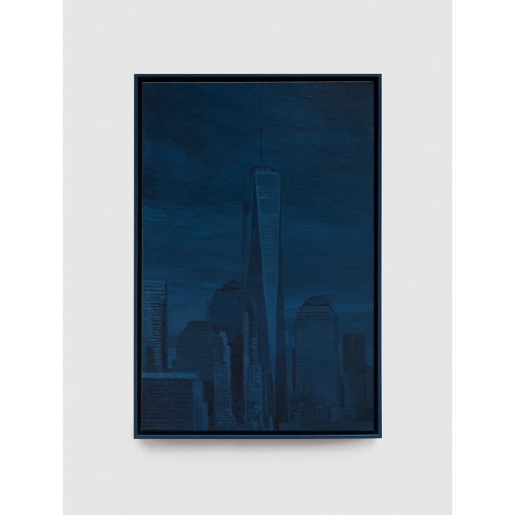 Cynthia Daignault Monochrome (One Trade Center), 2022 Oil on linen 30 x 20 inches