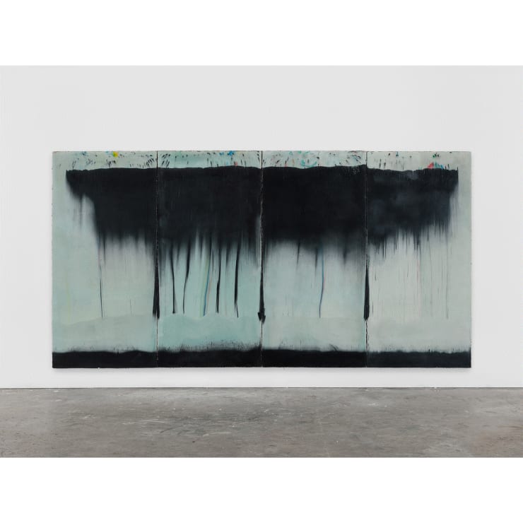 Harminder Judge Untitled (limb over fragments ascending), 2022 Plaster, polymer, pigment, scrim, oil 235 x 460 x 5 cm