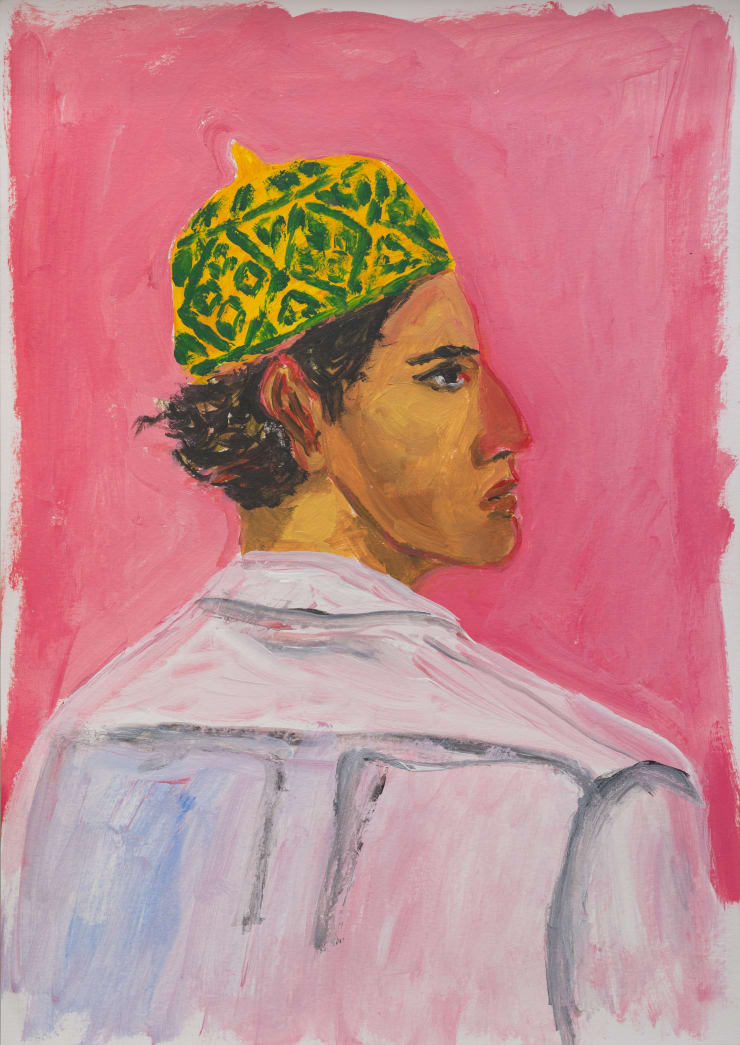 Anuar Khalifi Figure 3 Drawing, 2025 Acrylic on Paper 40 x 30 cm | 48 x 35 cm (framed)