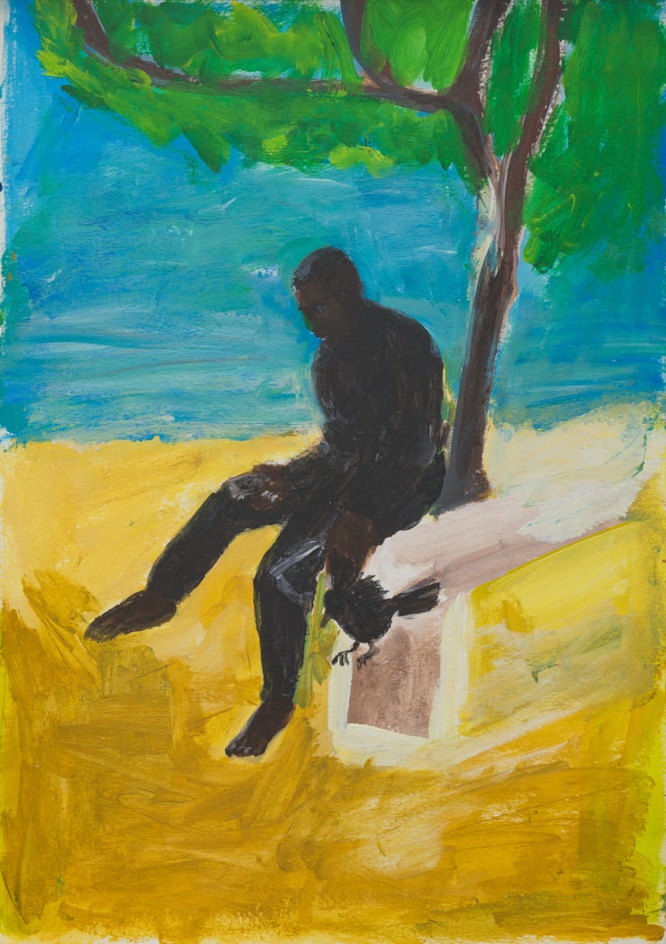 Anuar Khalifi Kongulu Drawing, 2023 Acrylic on Paper 40 x 30 cm | 48 x 35 cm (framed)