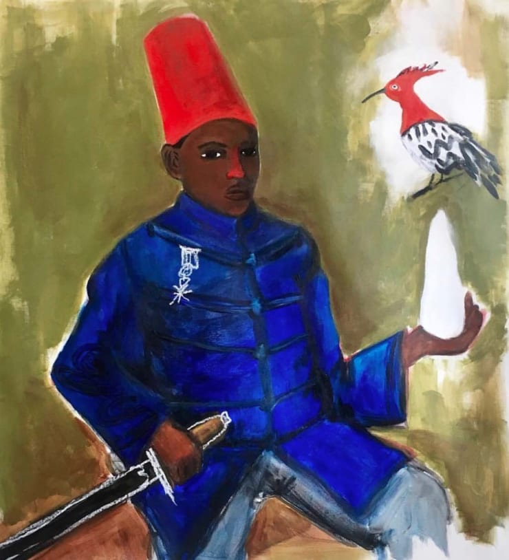 Anuar Khalifi, MOCKINGBIRD, 2018, Acrylic on canvas, 85 x 75cm